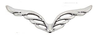 Metal - Angel Wings - Antique Silver - 10 pieces