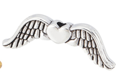 Metal - Angel Wings - 20mm x 7mm - 20 pieces