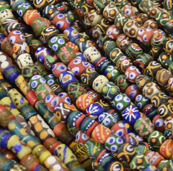 Krobo Beads - Mixed - 8 pieces