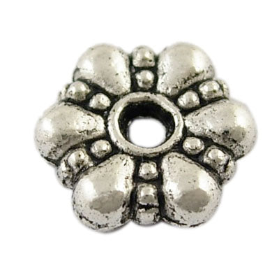 Metal - Rondelle - 11mm x 3mm - Antique Silver